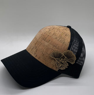 Black Cork Trucker Hat